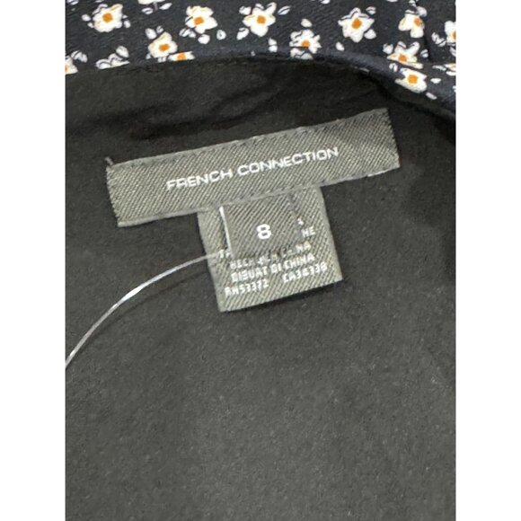 FRENCH CONNECTION Women Mini Floral Dress 8 - Picture 4 of 4